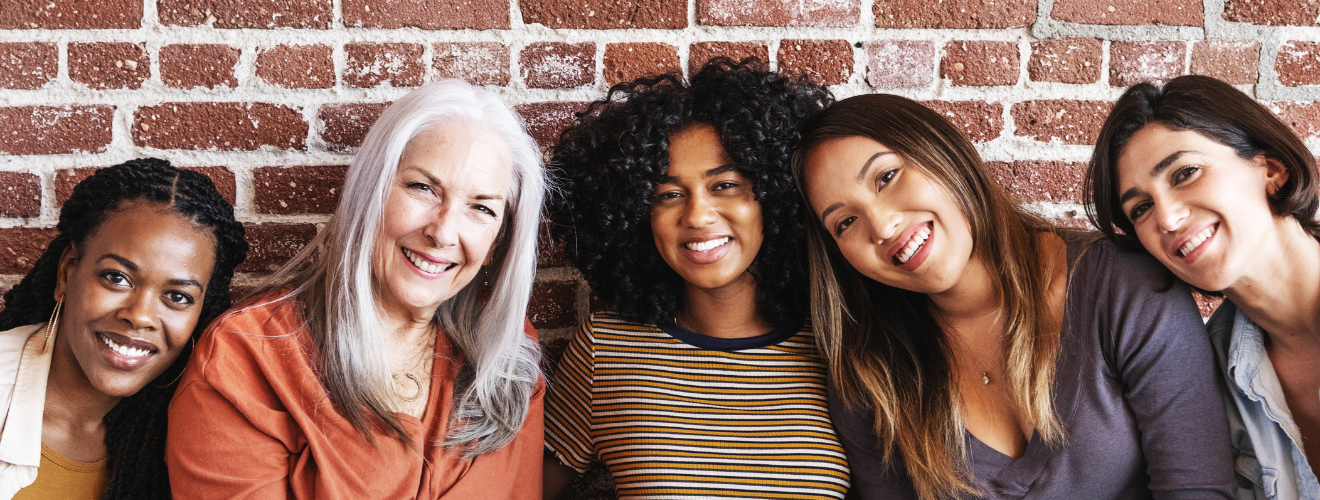 group of women smiling