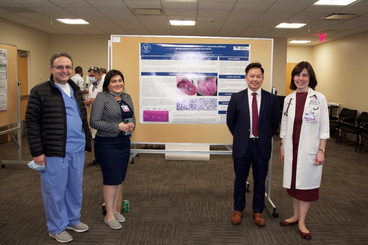 Infectious Disease fellows and faculty present at Westchester Medical Center Research Day