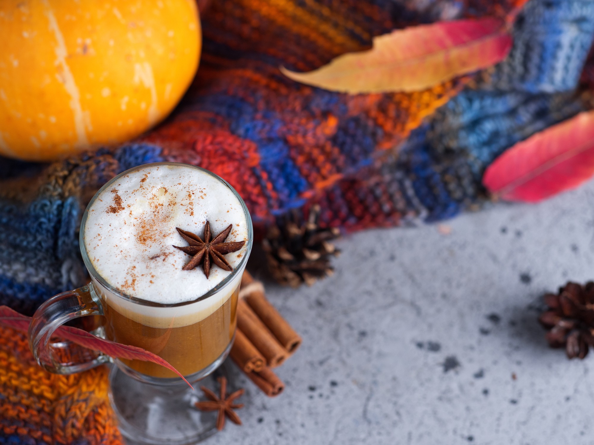 Pumpkin spice image for fall
